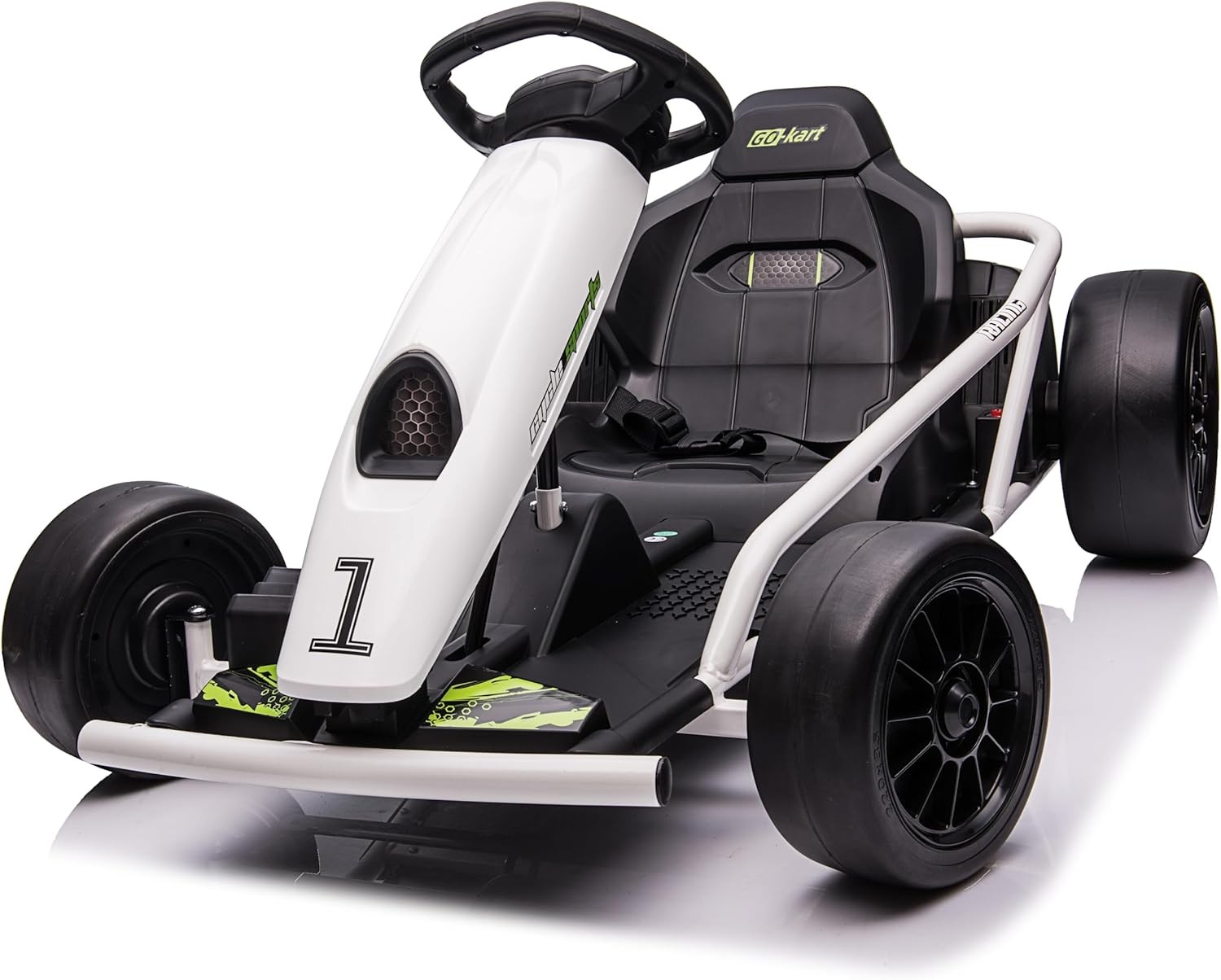 Kids 24V Go Kart Ride On Car 8.1MPH Dual Motor 9Ah Battery Teen Toy