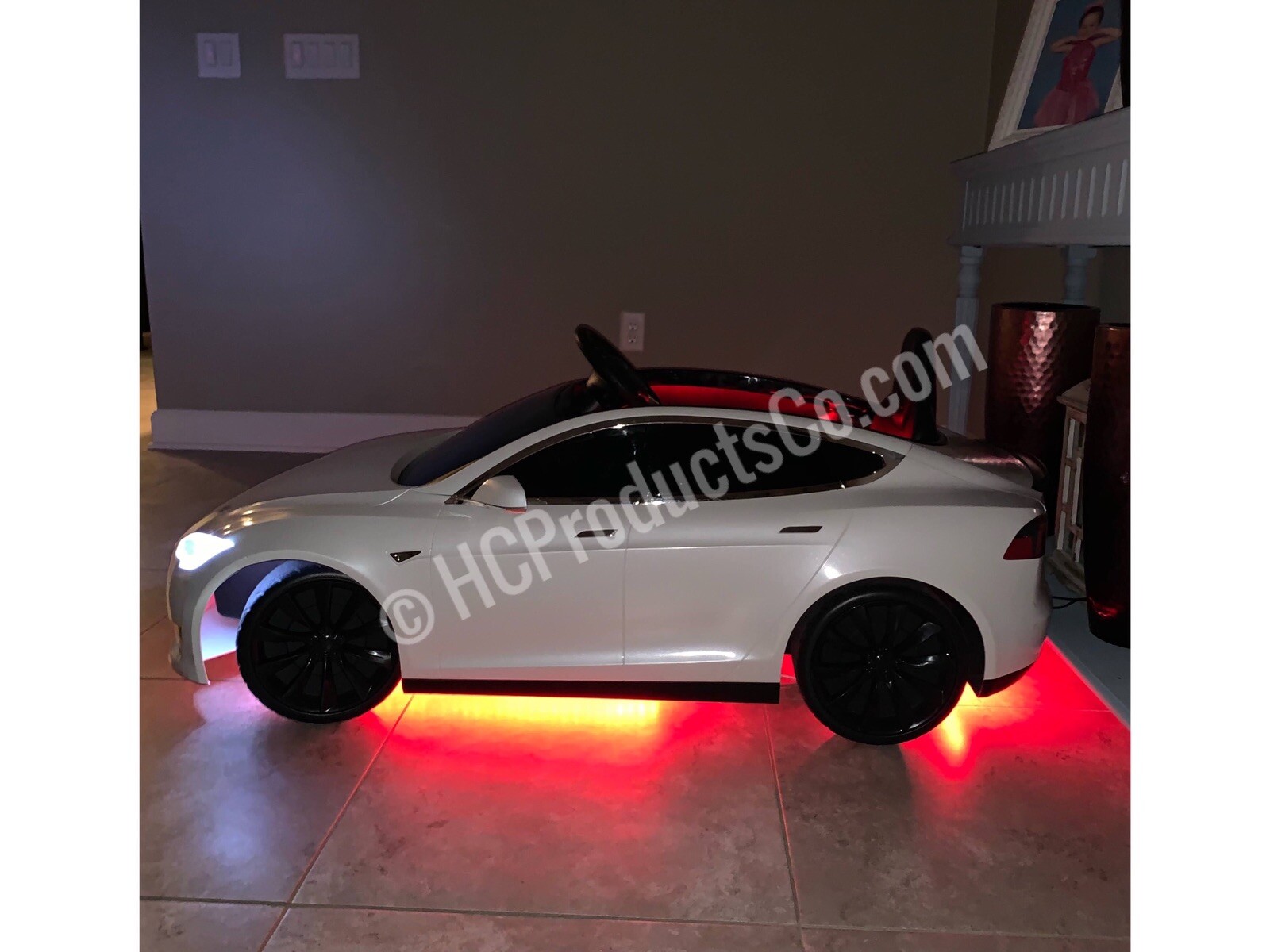 Bluetooth Controlled 18 inch LED Light Kit For Kids Electric Cars