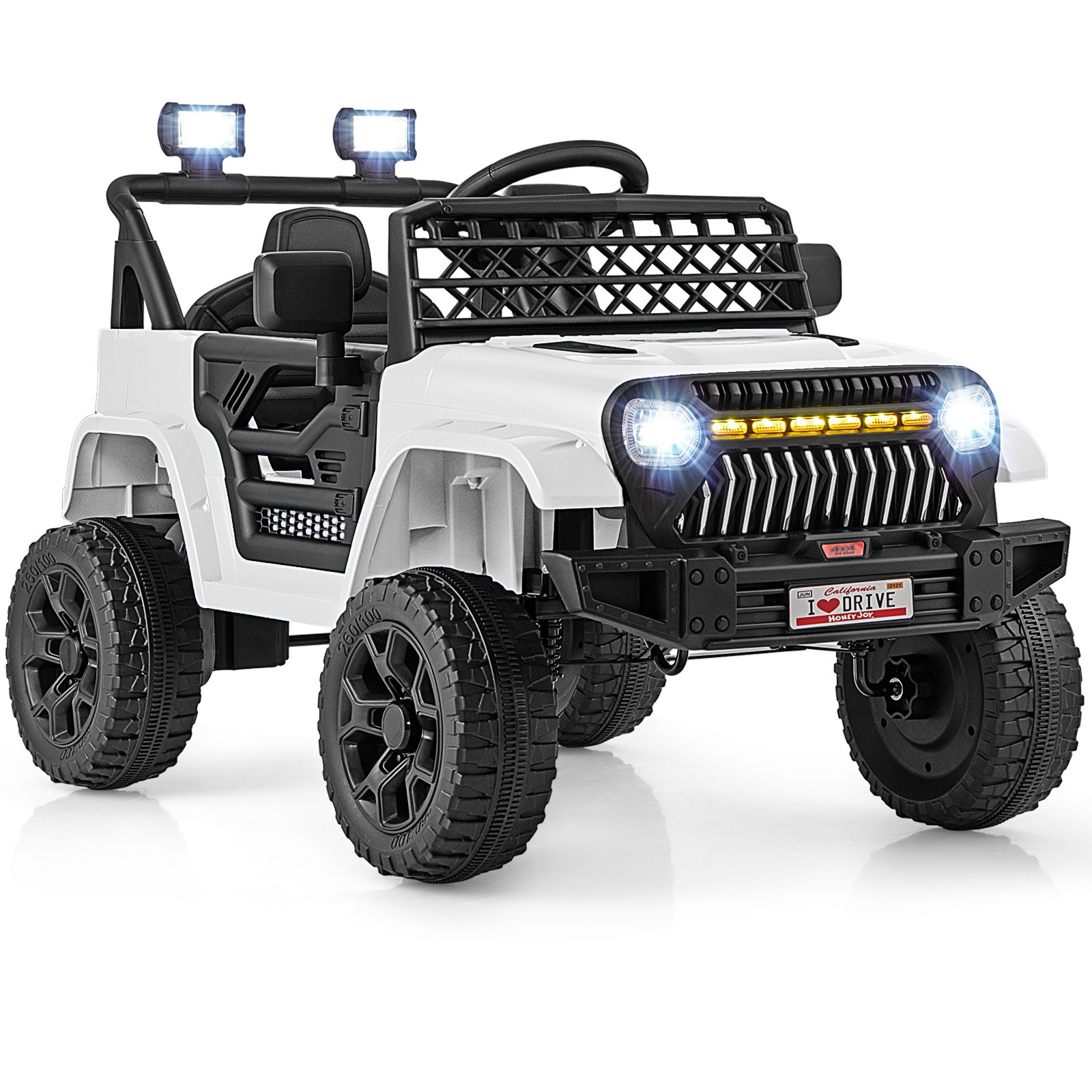 12V Kids Ride on Truck Car Battery Powered Toddler Electric Vehicle w/ 3 Speeds