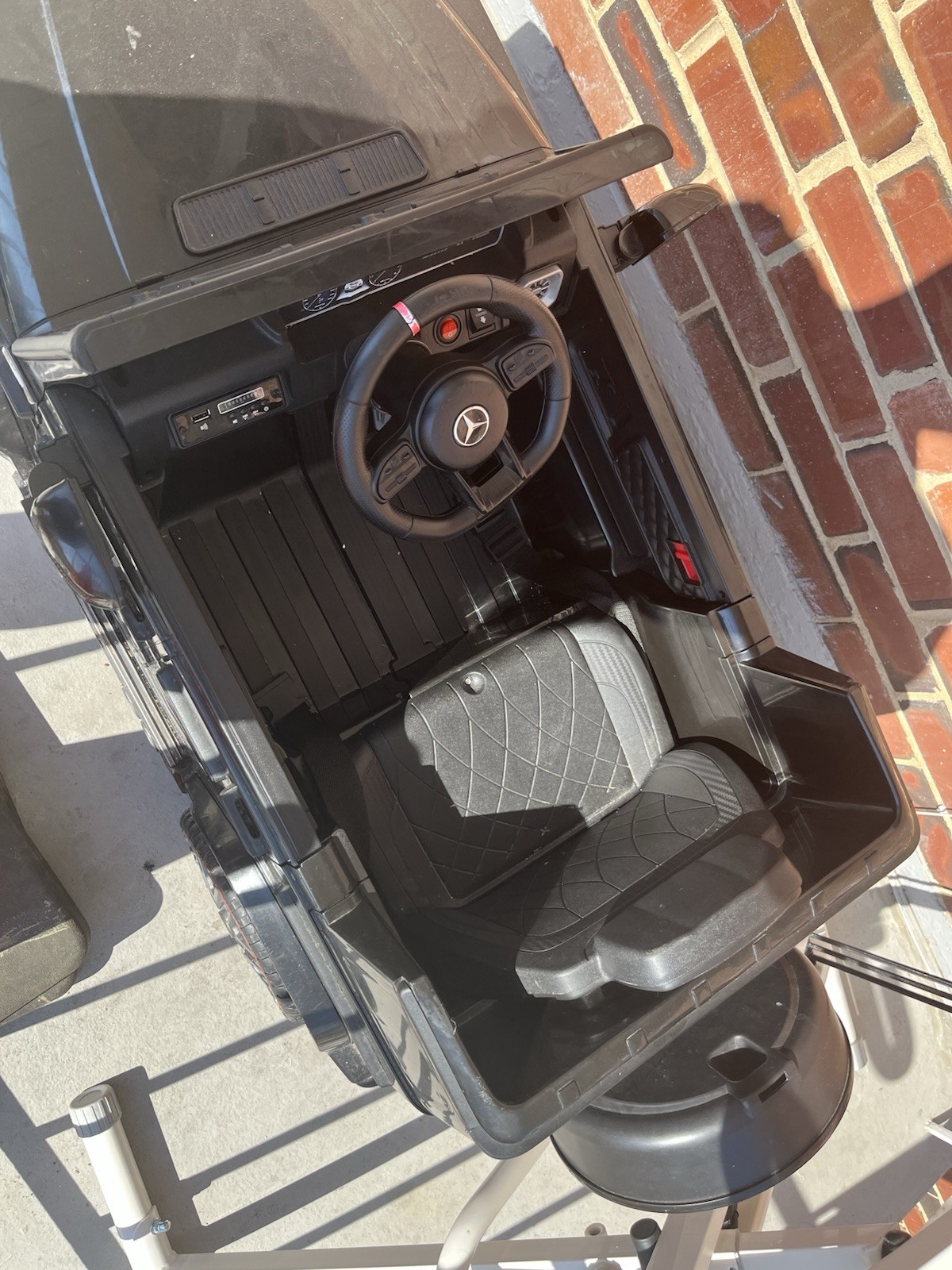 Mercedes-Benz G-Class Black Battery Operated Ride-On Toy Car