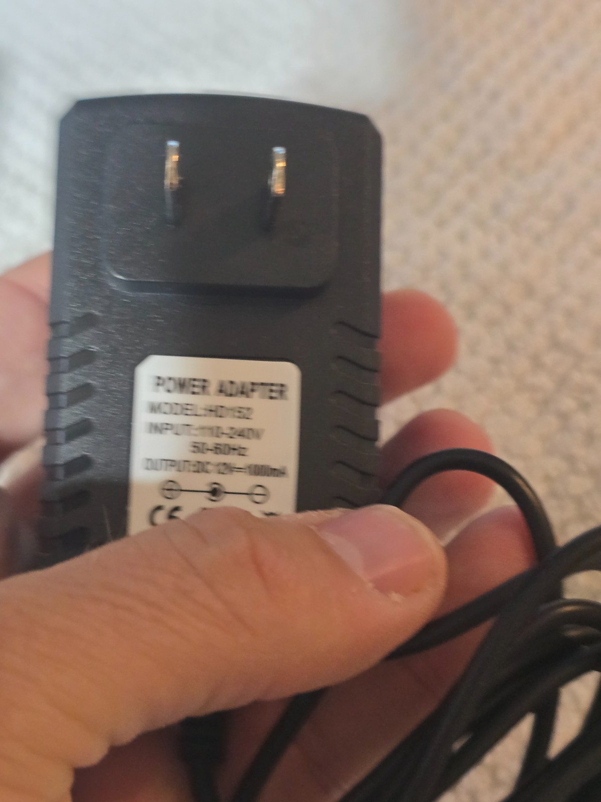 12V AC/DC Power Adapter Charger for Kids Ride On Car Toys 12 Volts 1000mA (D
