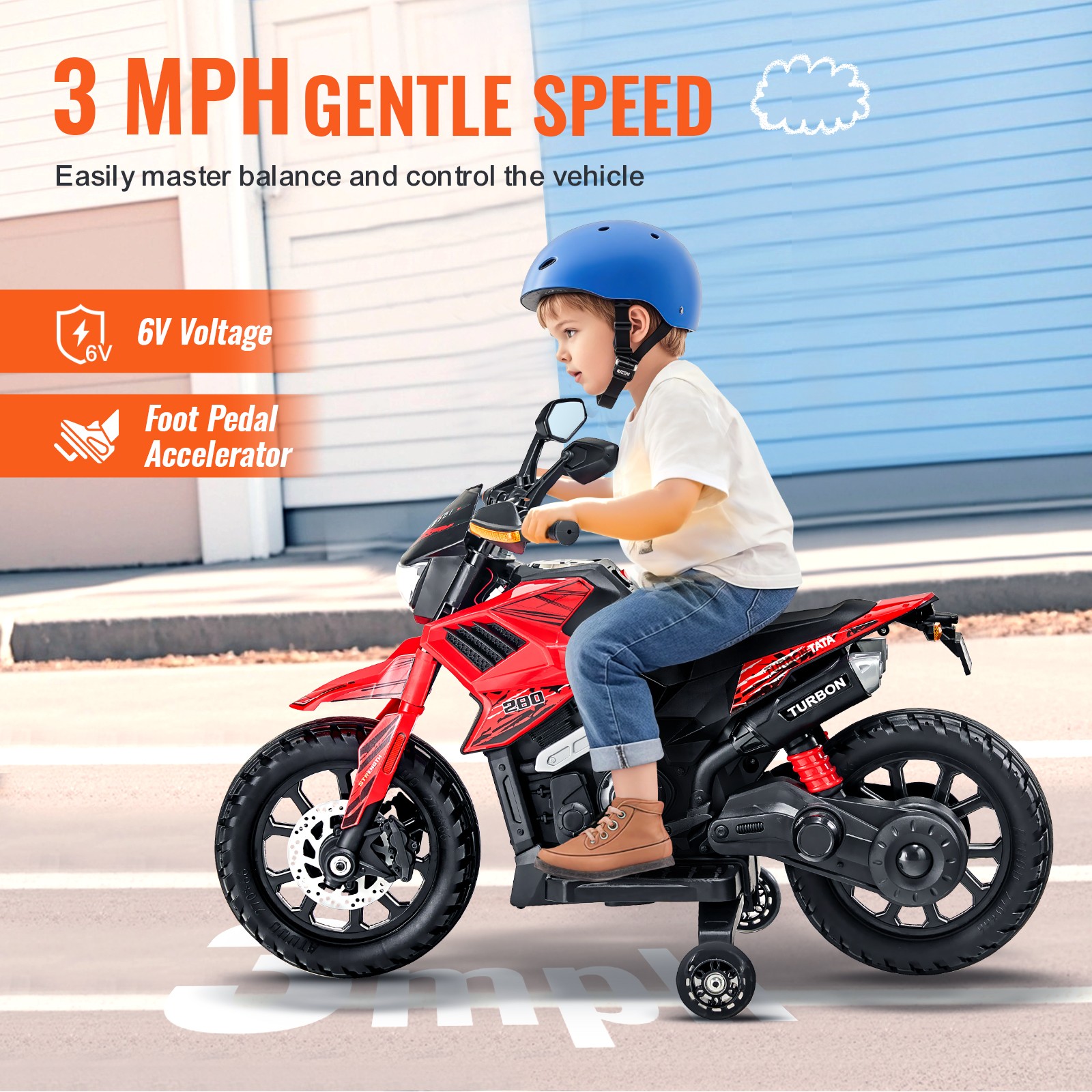 Kids Ride on Motorcycle 6V/12V/36V Electric Motorbike w/2 Wheels,3 Wheels