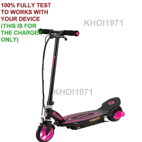 WALL charger AC adapter for PINK RAZOR Power Core E90 ELECTRIC SCOOTER 13111493