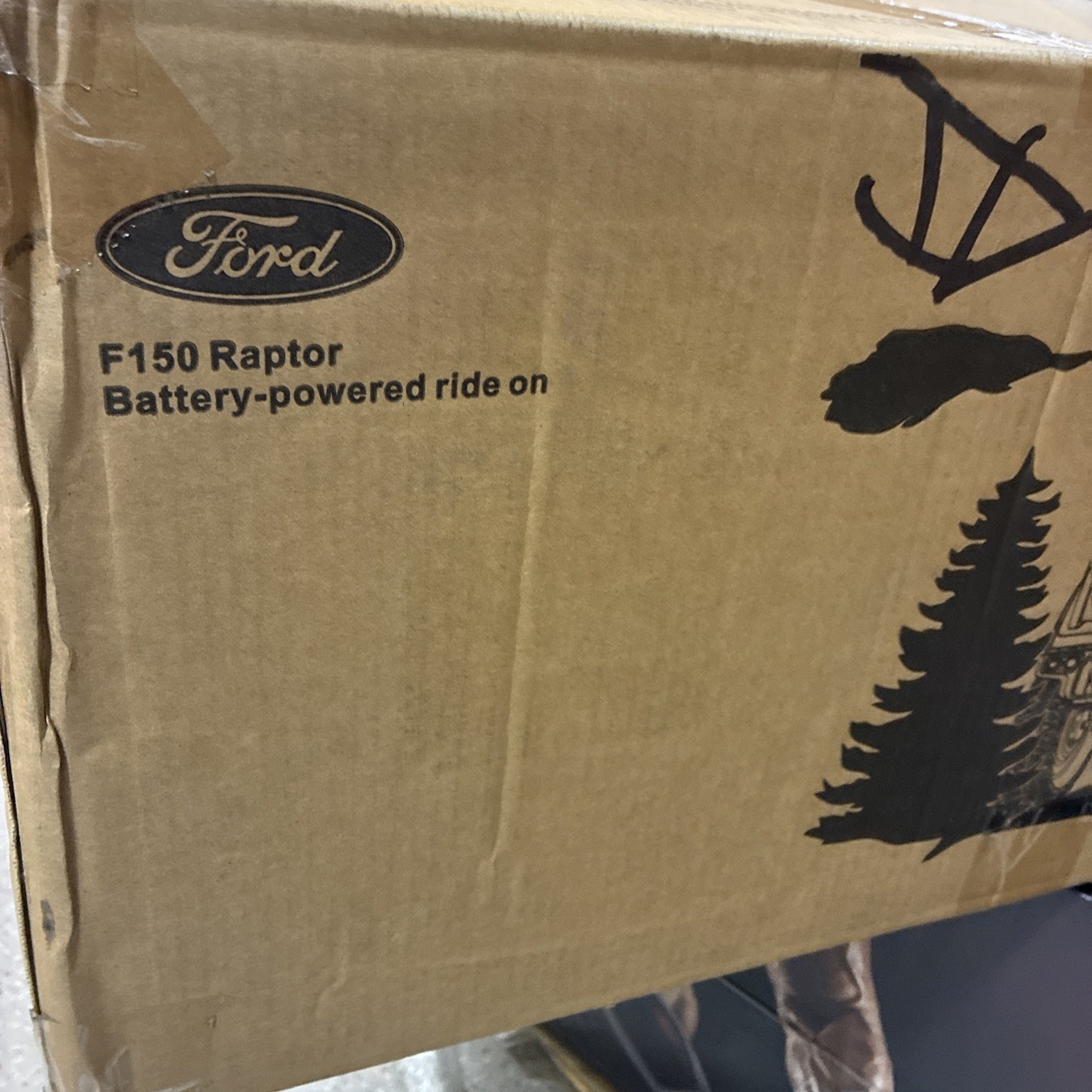 First Ride On 12V Licensed Ford F-150 Raptor Kids Ride on Toy. Black