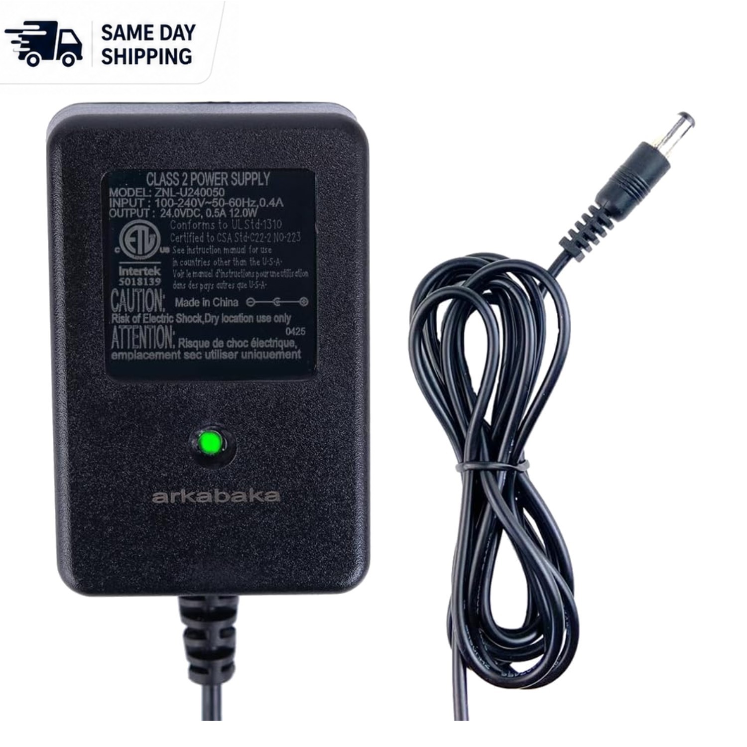 Quick Charge 24V Charger for Lead-Acid Battery Ride-On Toys – Compact Design