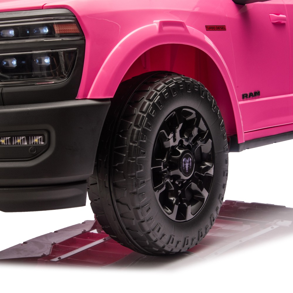 Official Licensed Dodge RAM Ride On Truck with Bluetooth Music USB Port Storage