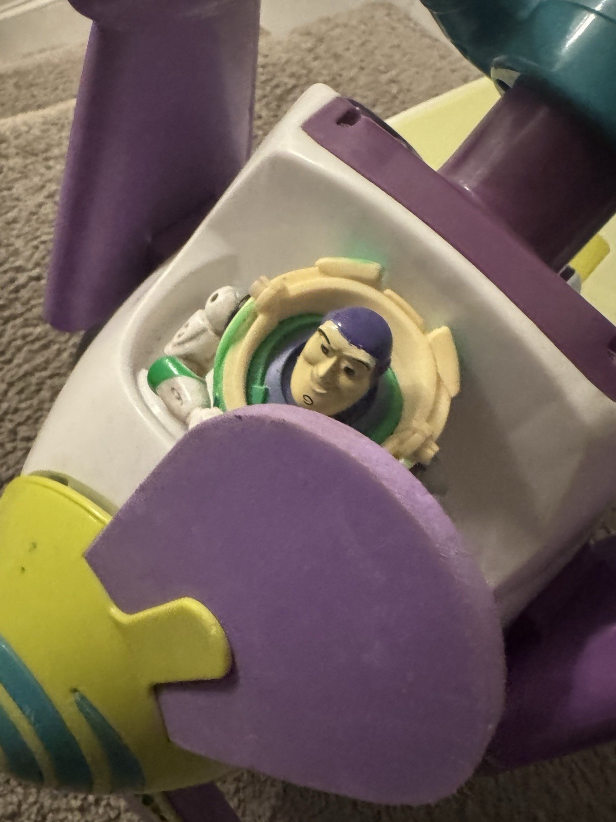 Kiddieland Disney Toy Story 4 Buzz Light year Battery-powered-ride-on Airplane