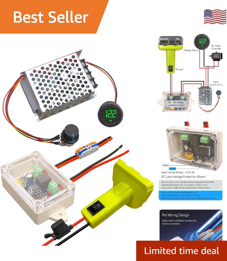 Ultimate Power Wheels Converter Kit for Ryobi 18V with Durable Protective Design