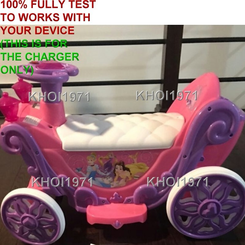 WALL charger AC adapter FOR 19218 HUFFY Disney Princess Carriage ride on 6V-BAT