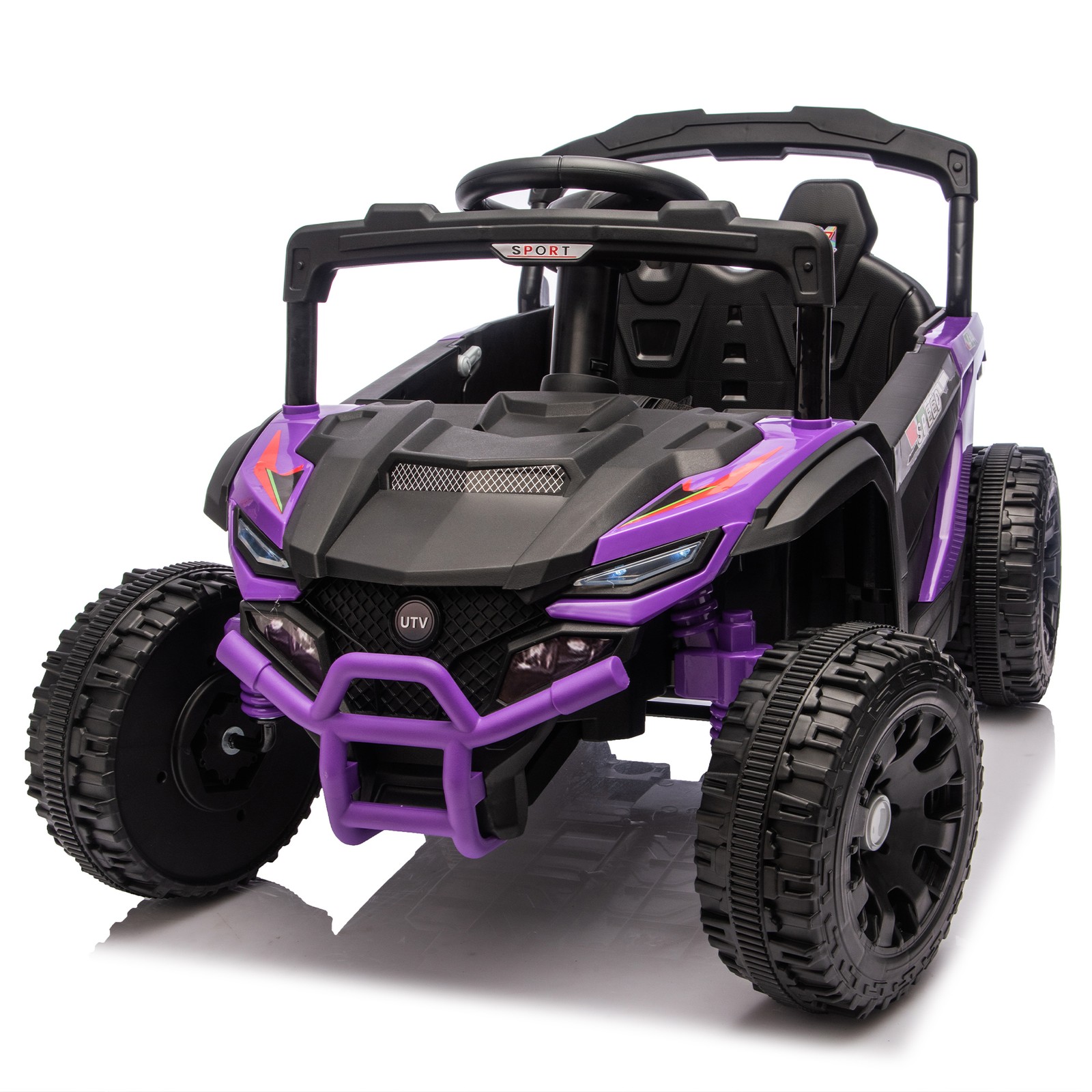 24V Kids Ride on UTV Electric Off-Road Car Speed 1.86-3.11mph w/Remote Control