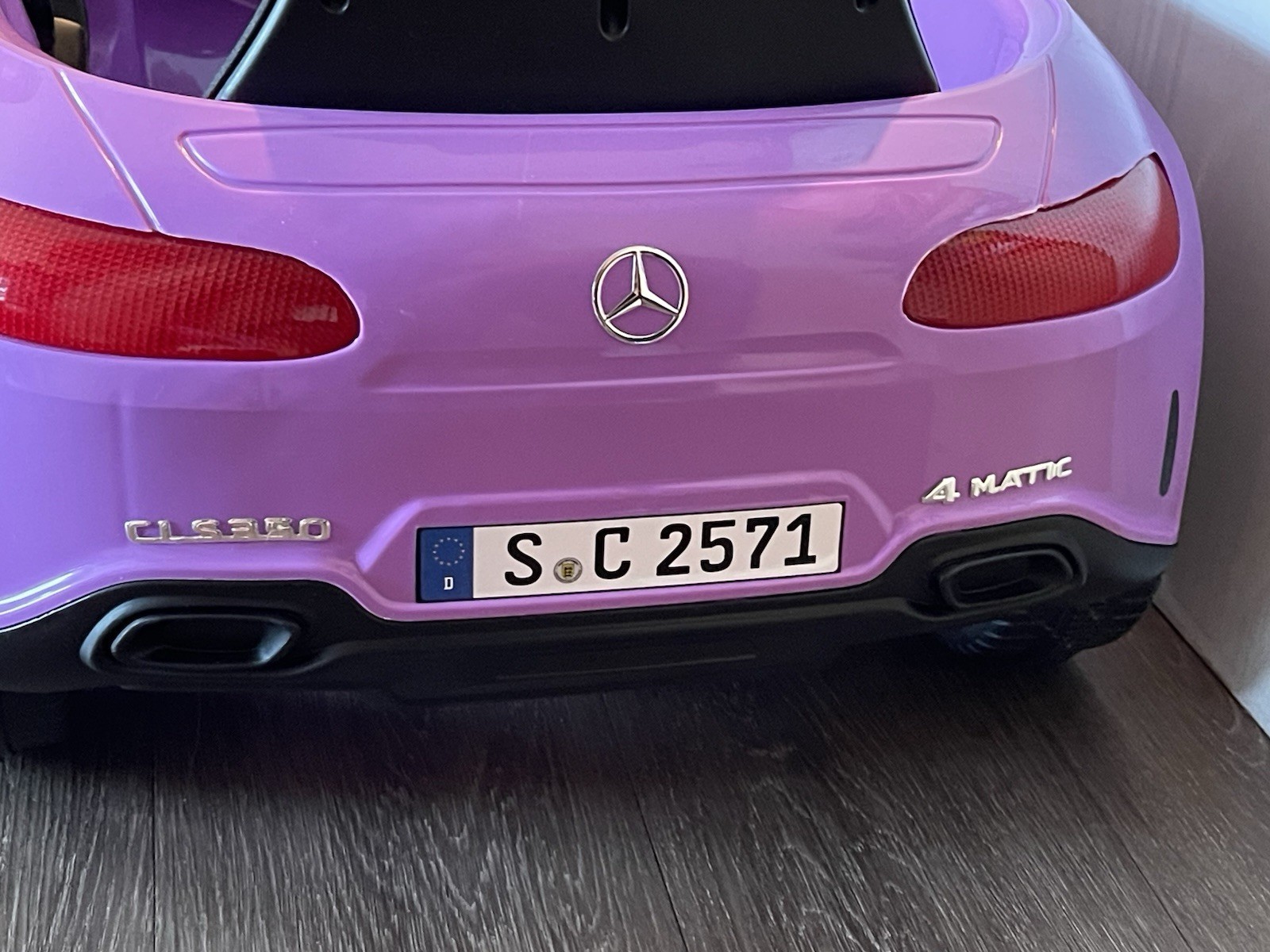 Mercedes-Benz CLS 350 12V Ride On Car – (Purple)
