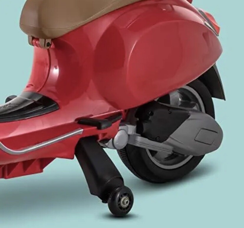 Kid Trax Toddler Vespa Scooter Electric Ride On Toy, 3-5 Years Old, 6 Volt, Max