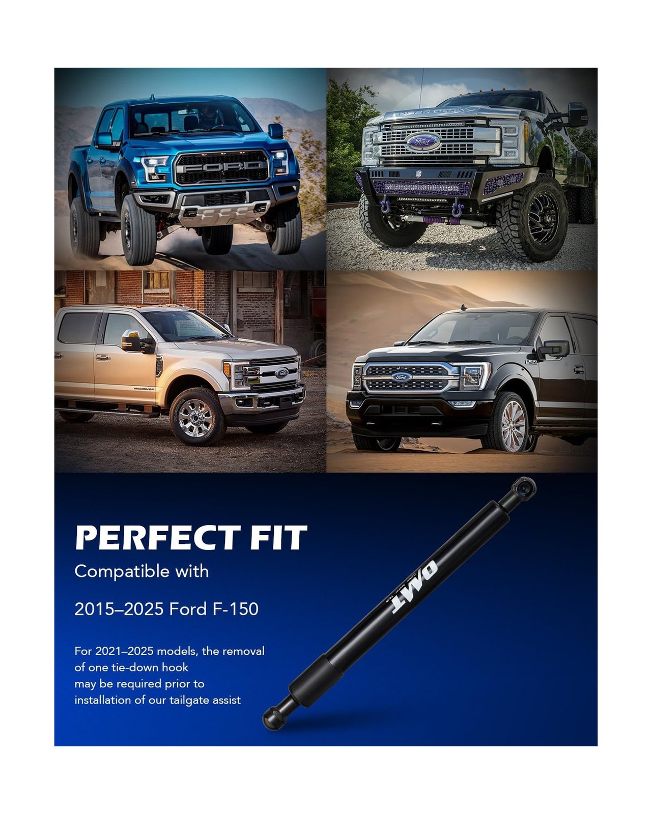 Orion Motor Tech Compatible with 15-25 F150 Tailgate Assist Accessories, Truc…