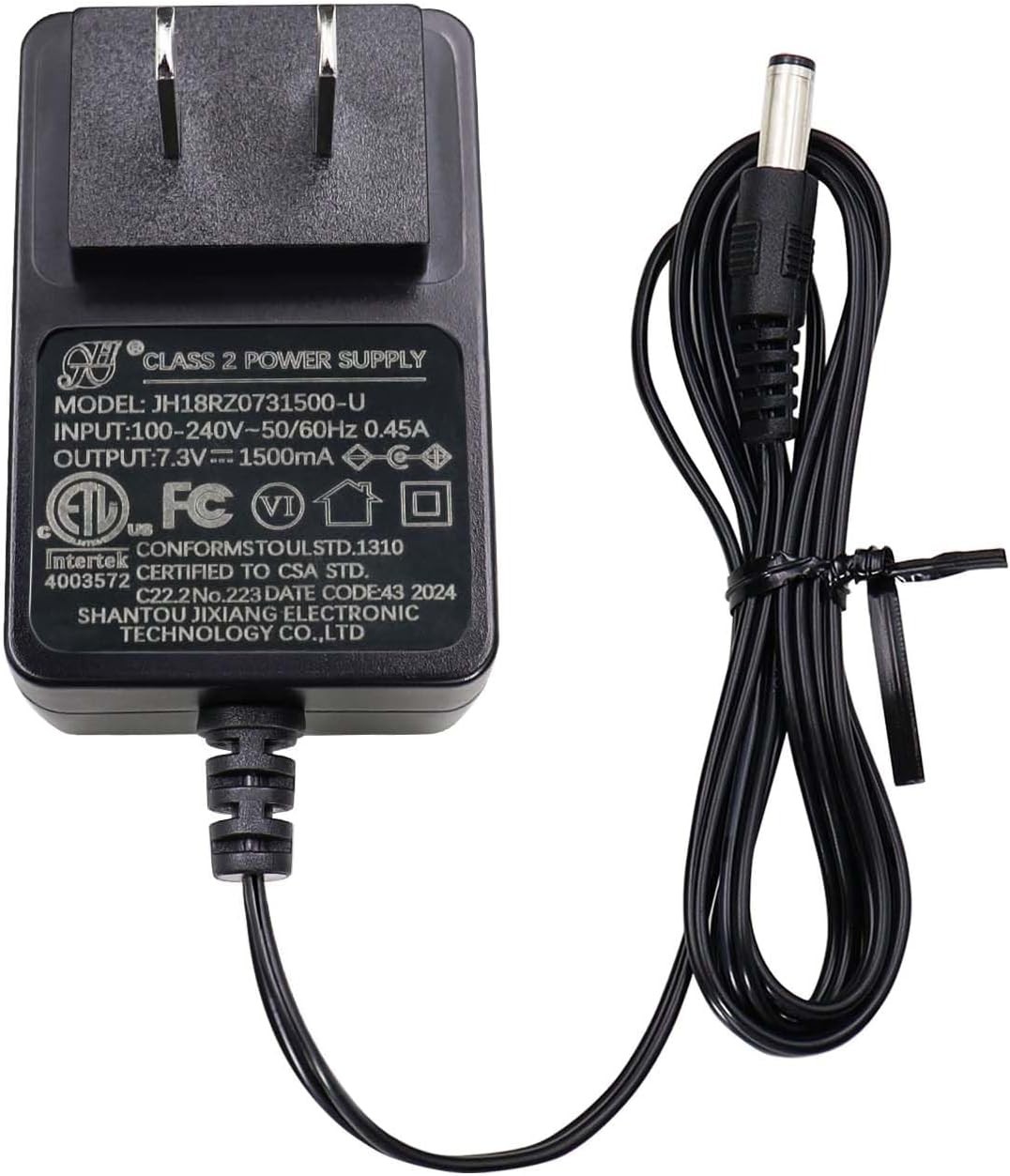 KBT 6V Battery Charger: Certified for Safe Ride-On Car Charging (1.5m Cable)