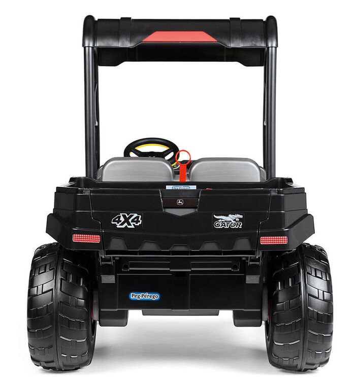 Peg Perego John Deere Gator XUV Midnight Black, 12-Volt Battery-Powered Ride-On