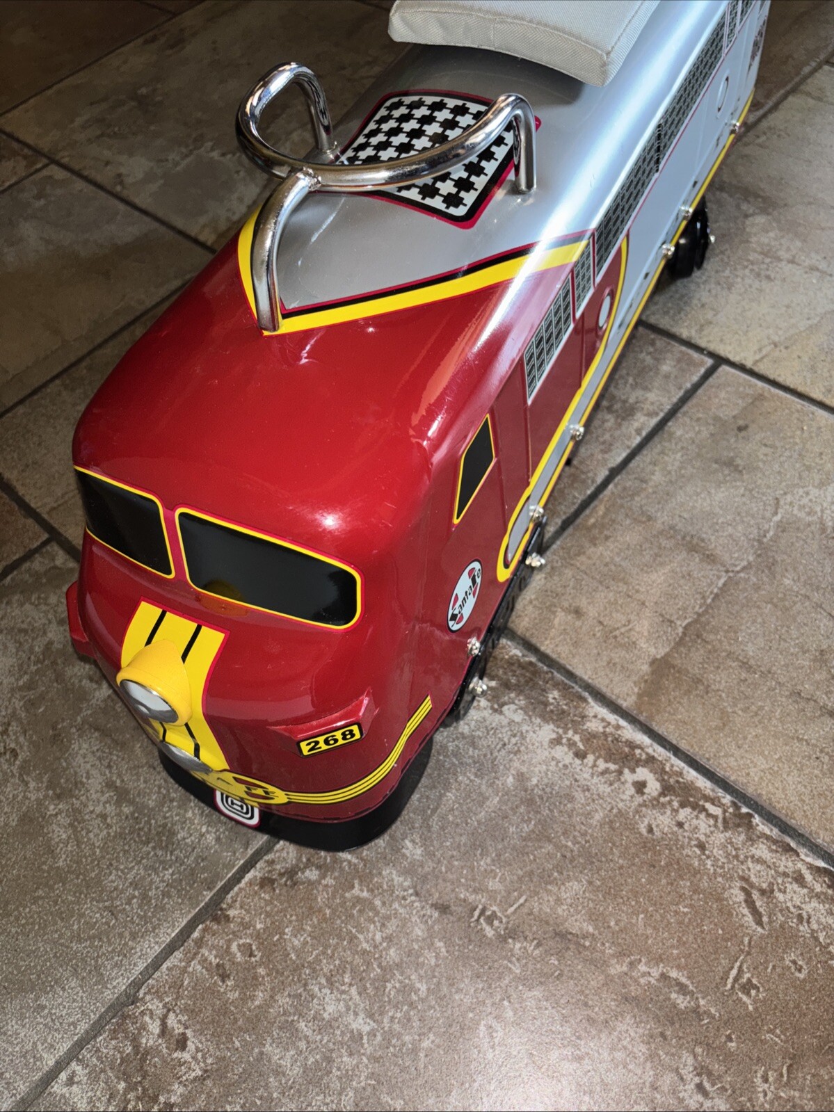 Morgan Cycle Kids Ride on Santa Fe Train Discontinued RARE