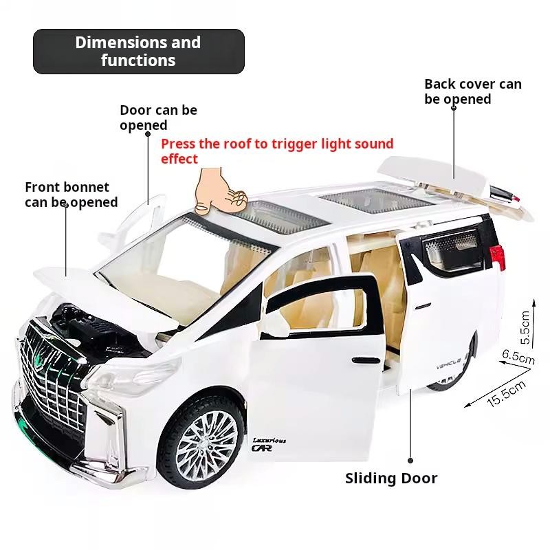 “Kids Inertia Pull-back Car Toy with Lights and Sound – Boys Gift Model Car”