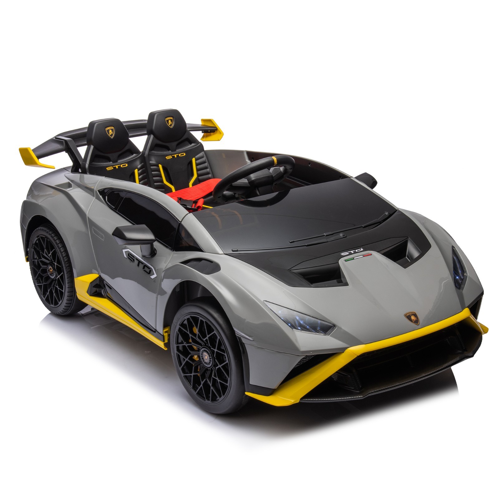 24V Kids Drift Car: 360° Spin, LED Lights, Music, Ages 3-8, 5.59 MPH Max