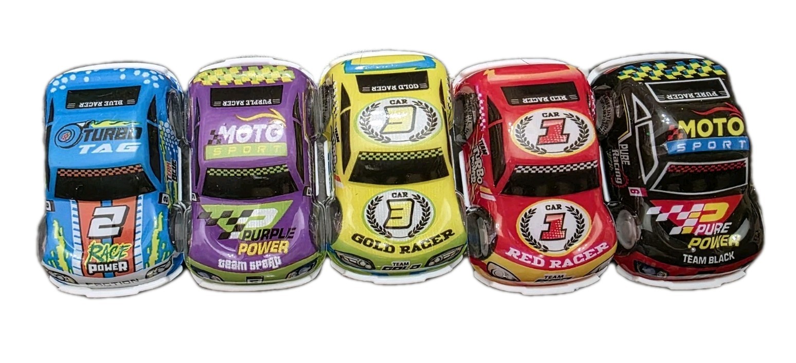 Speed Shotz Pull Back Race Car Lot of 5 Cars Toys Black Blue Red Purple Yellow