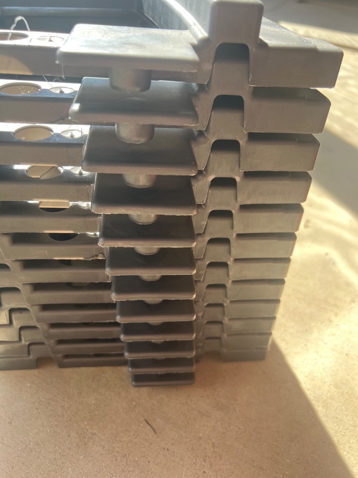 Peg Perego Train Track Set (12) numbered Curved Sections – Thomas, Santa Fe