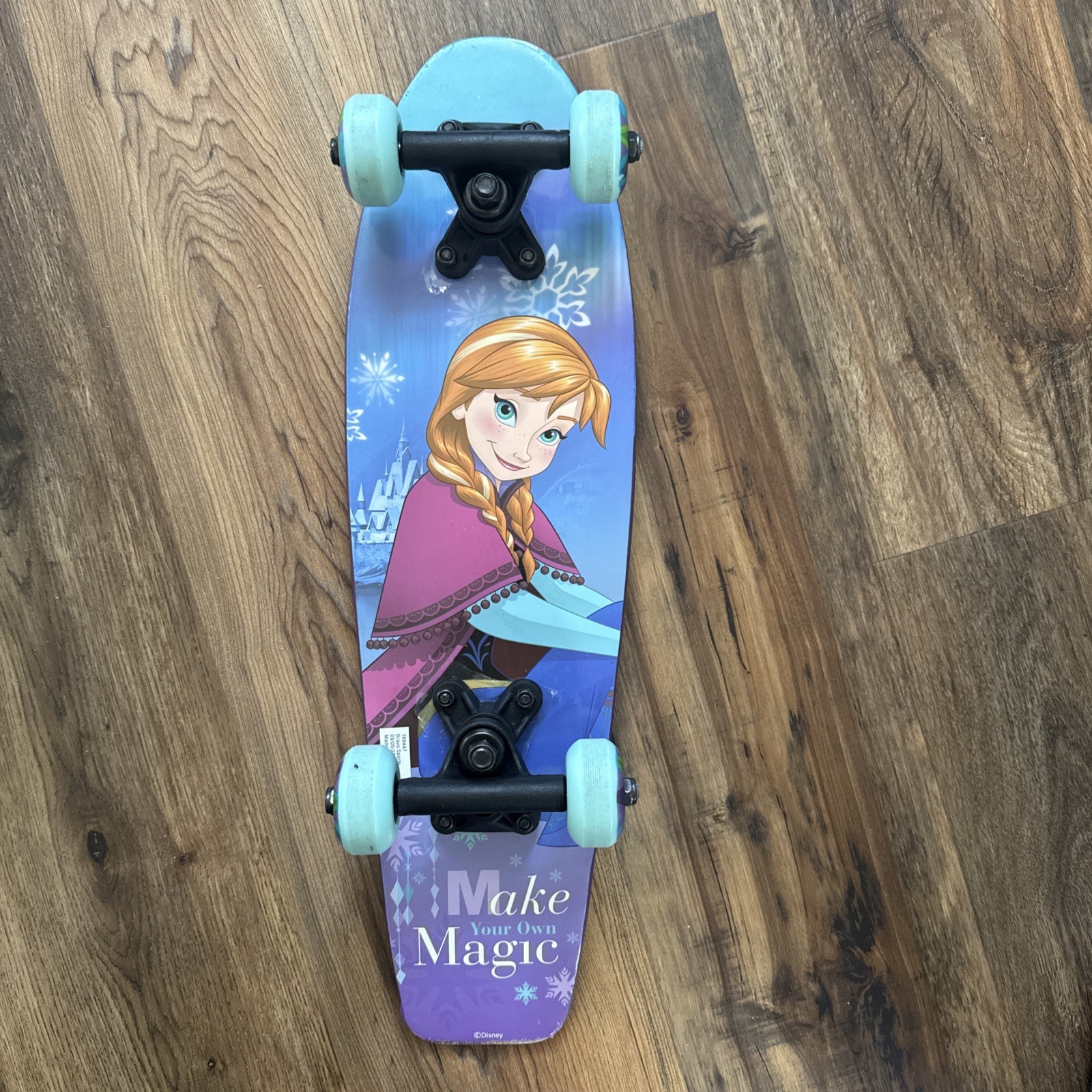 PlayWheels Frozen 2 II Wooden cruiser Skateboard Kids Disney Toy 21” Elsa & Anna