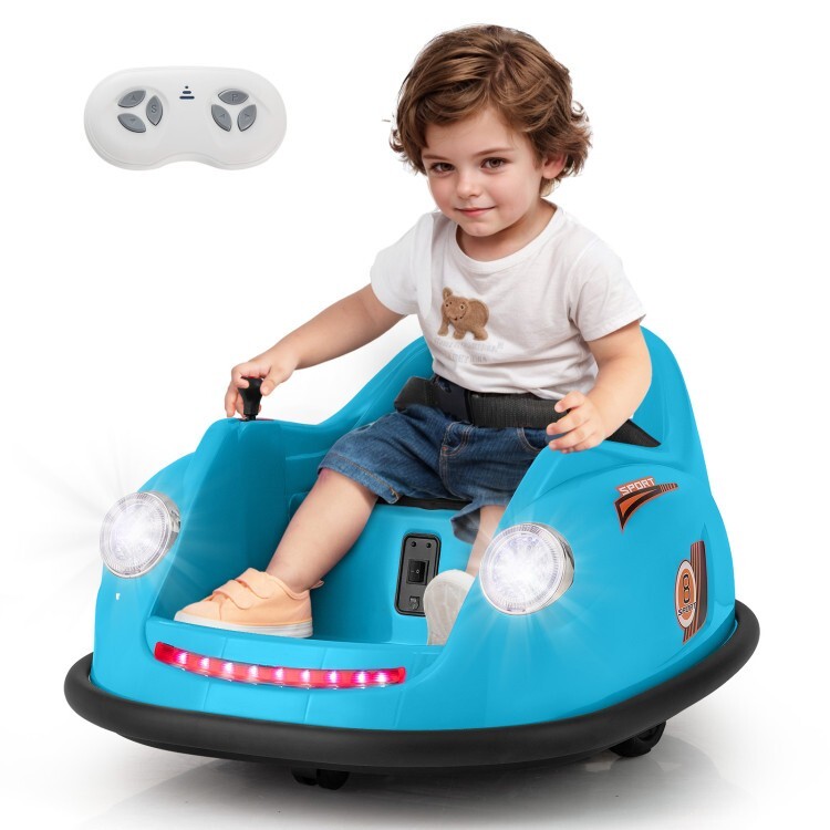 12V Battery Powered Kids Ride on Electric Bumper Car Gift Kids w/Remote Control