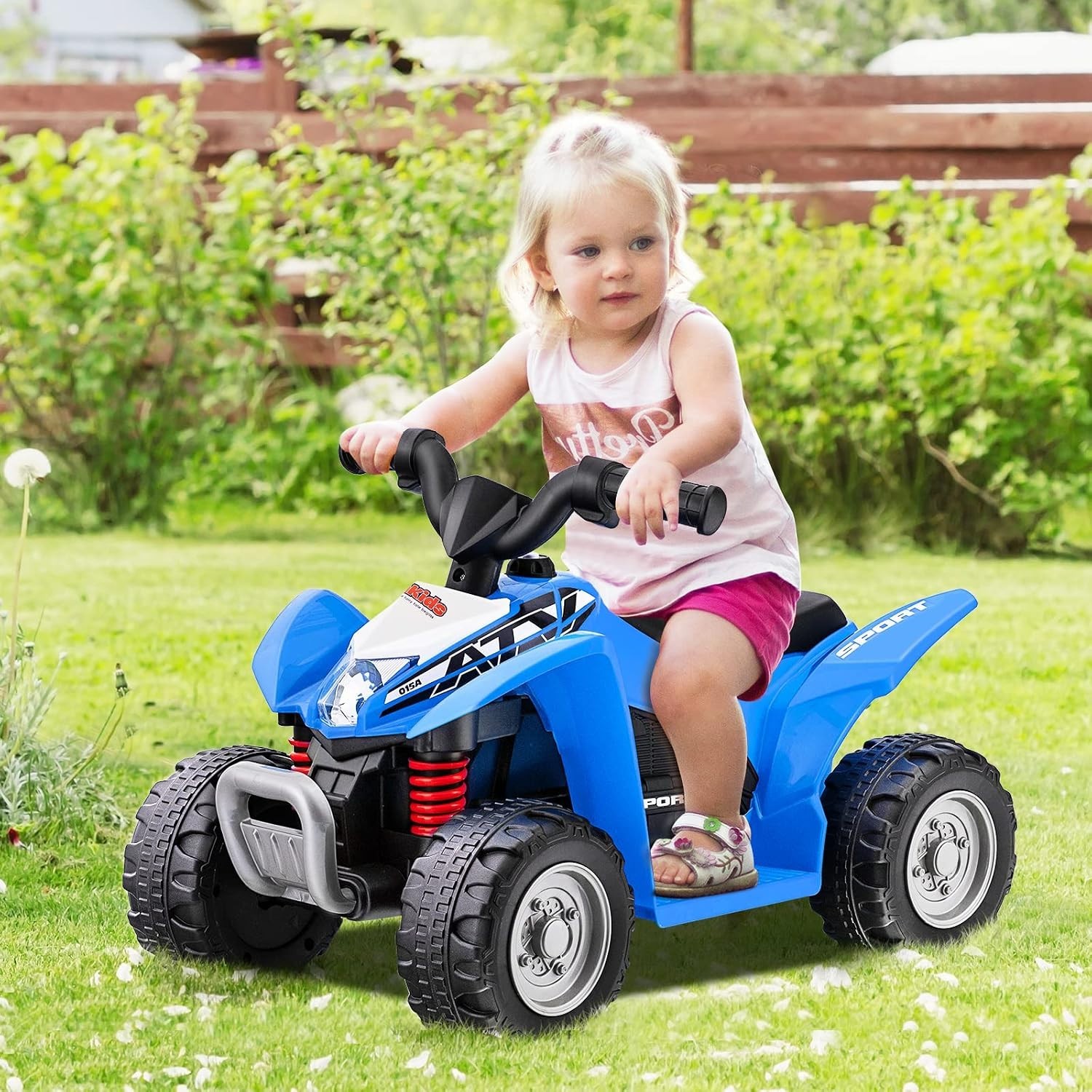 Kids 4-Wheeler Toy ATV with LED Lights – Safe & Exciting Ride On Experience