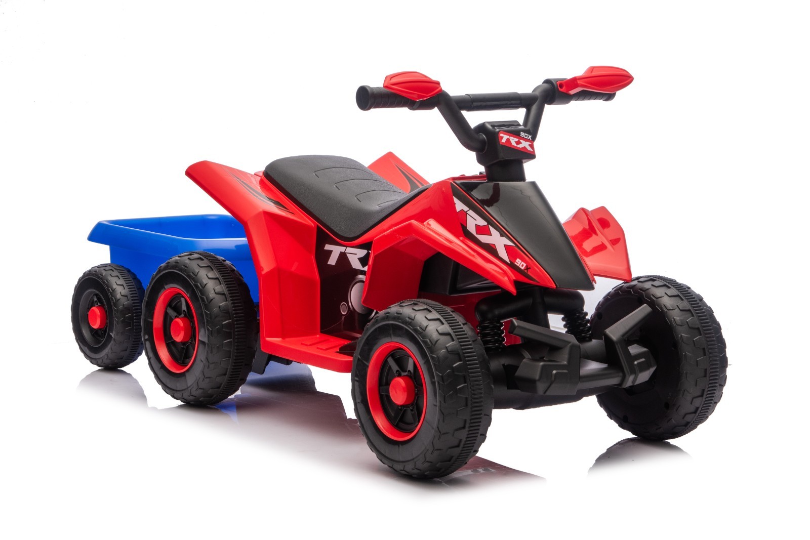 6V Kids Electric Quad ATV 6 Wheels Ride On Toy for Toddlers Forward&Reverse Red