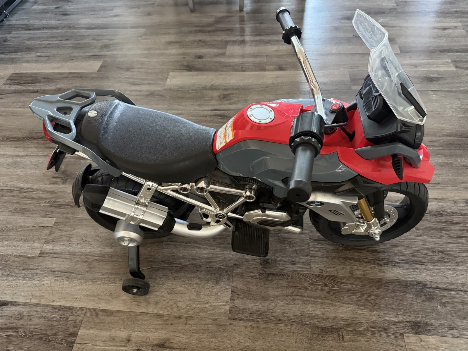 BMW R1200 GS 6 Battery Powered Ride On Toy Motorcycle with Lights Sounds