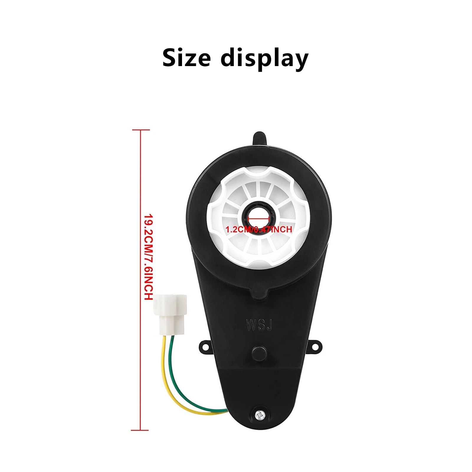 1 Pair 12V Power Wheels Gearbox 40000rpm Motor for Electric Car Kids Ride On Typ