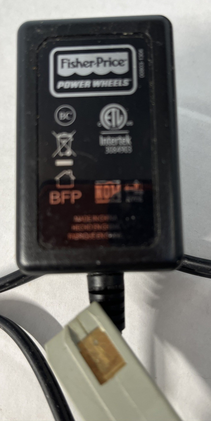 Fisher-Price Power Wheels. Class 2 Battery Charger. Model: 00801-2101