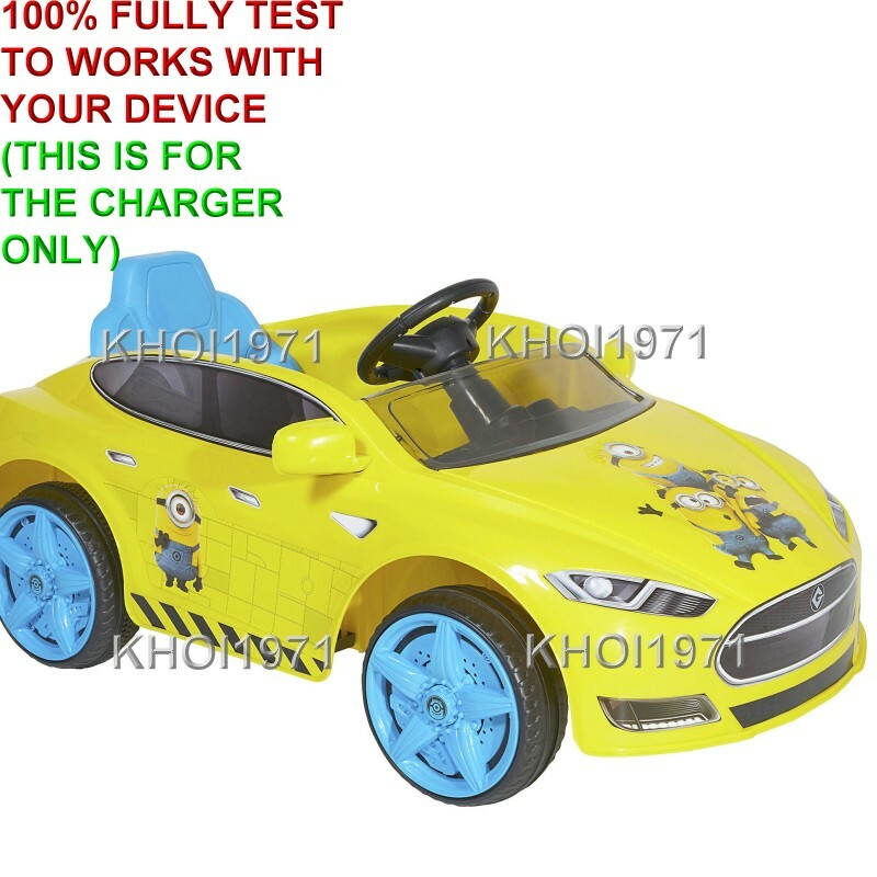 WALL charger AC adapter FOR 8802-42 Dynacraft Minions Speed Coupe ride on
