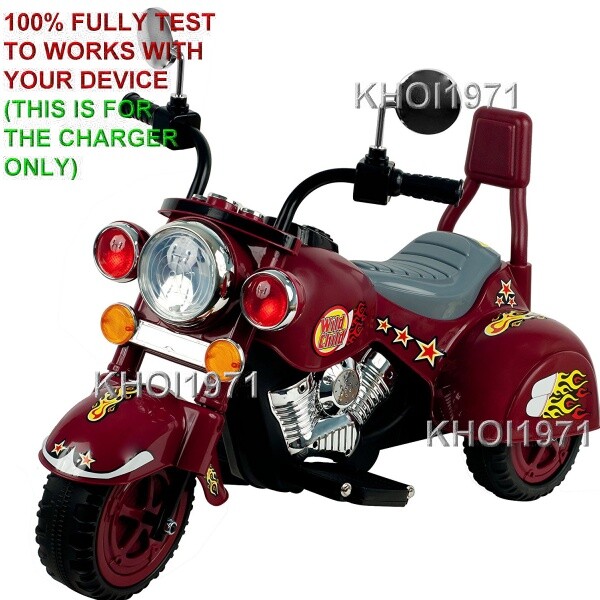 WALL charger AC adapter for Lil Rider 80-KB-901 KB901 3-Wheel bike motorcycle 6V