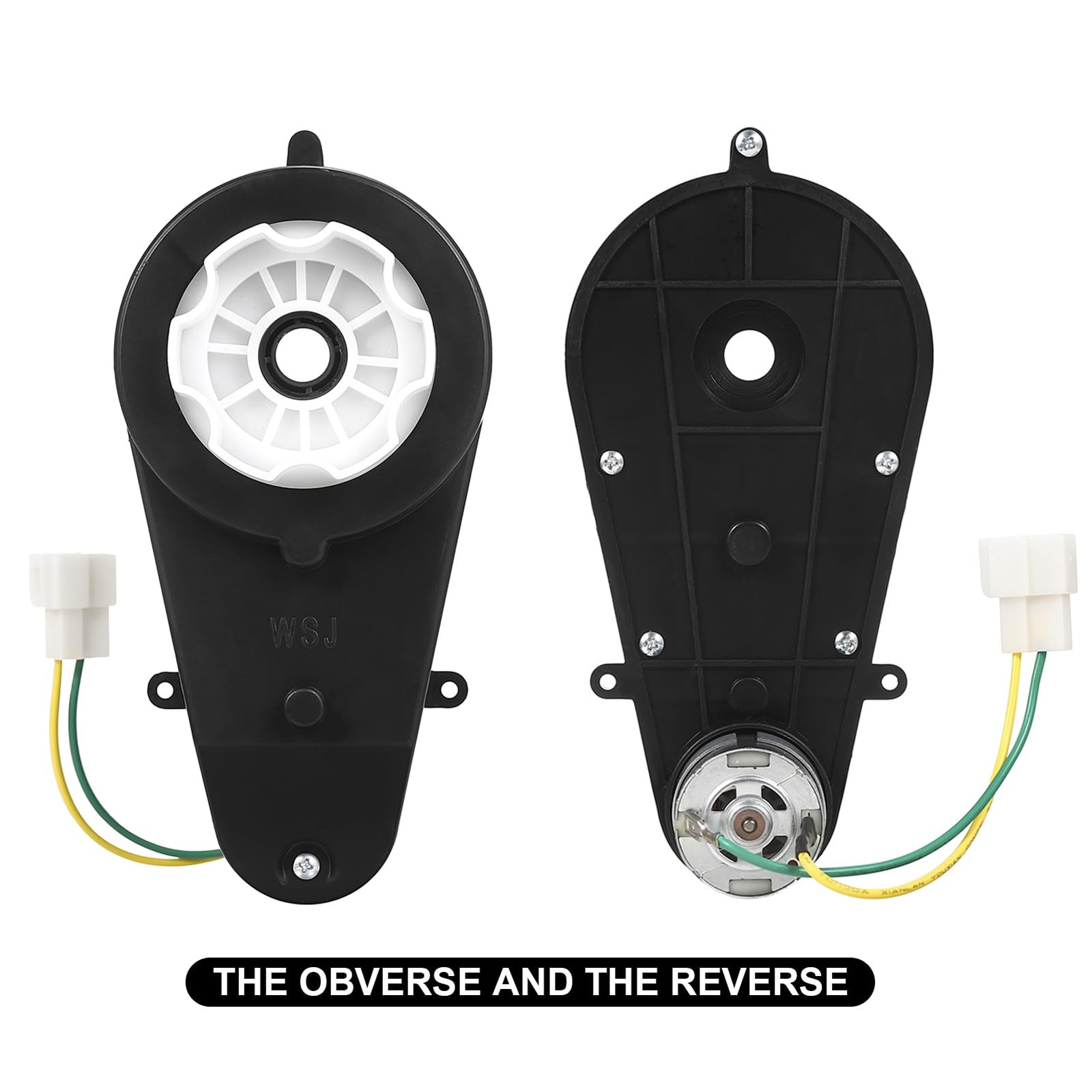 2Pcs 24V 40000RPM Kids Ride On Car Gearbox Motor Power Wheels Upgrade