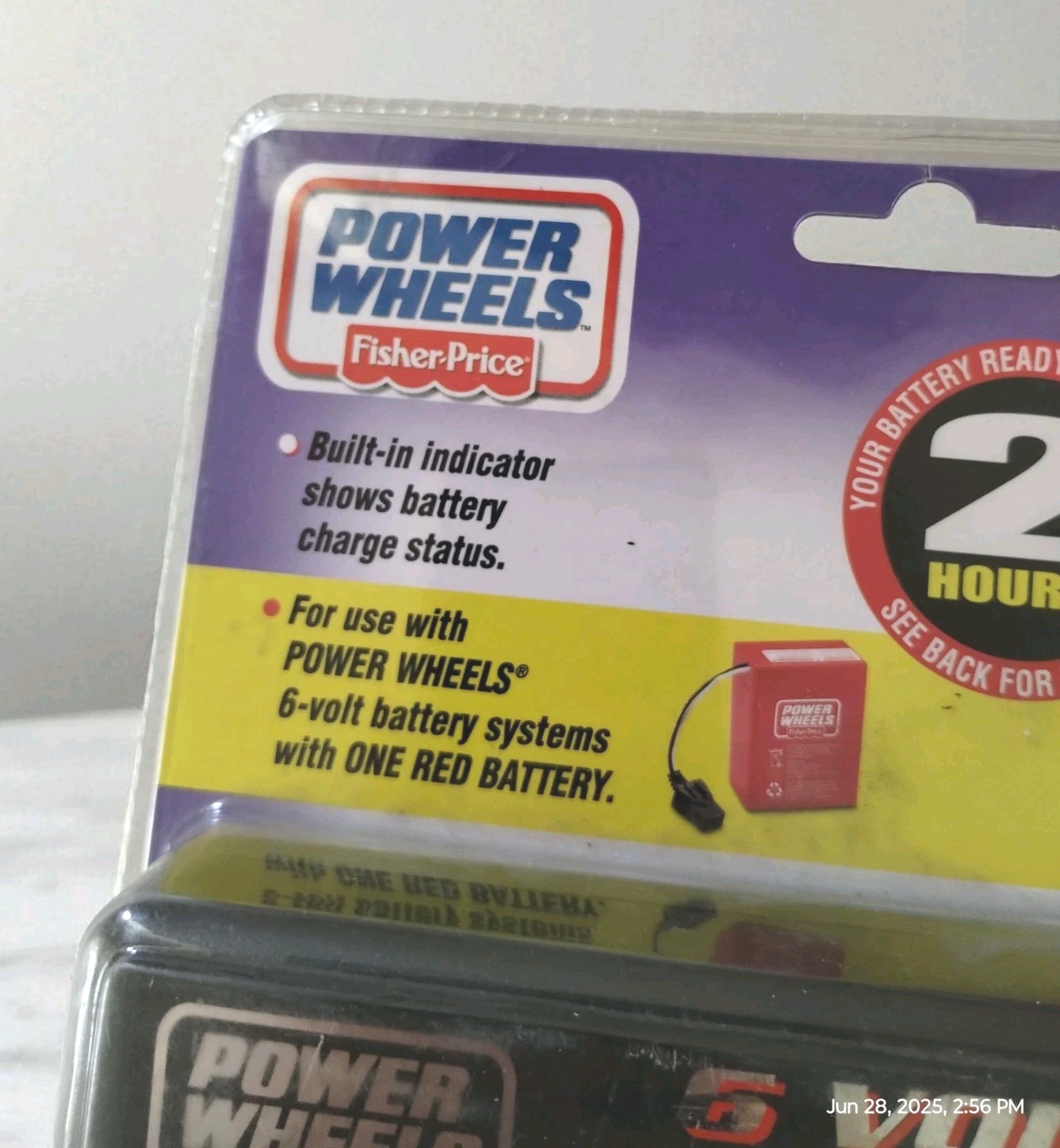 Power Wheels 6 Volt Charger RED 6v Battery Genuine Fisher Price Factory Sealed