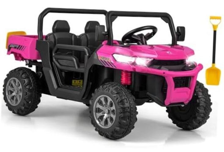 Rose UTV Ride-On Car with 2 Seats – 12V Electric Vehicle – Off-Road