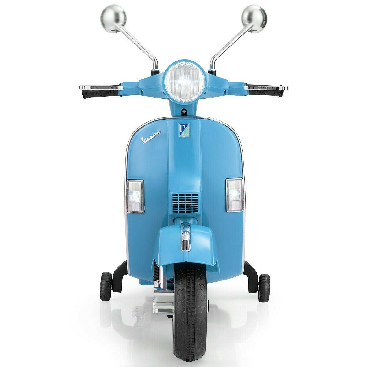 6V Kids Ride on Vespa Scooter Motorcycle with Headlight