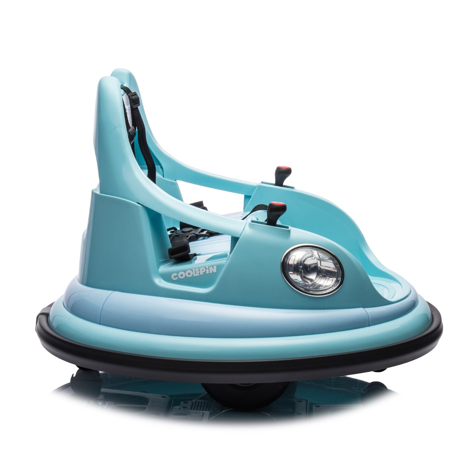 12V Kids Ride On Bumper Car w/ Remote Control, LED Lights – Fits 1.5-5 Years Old