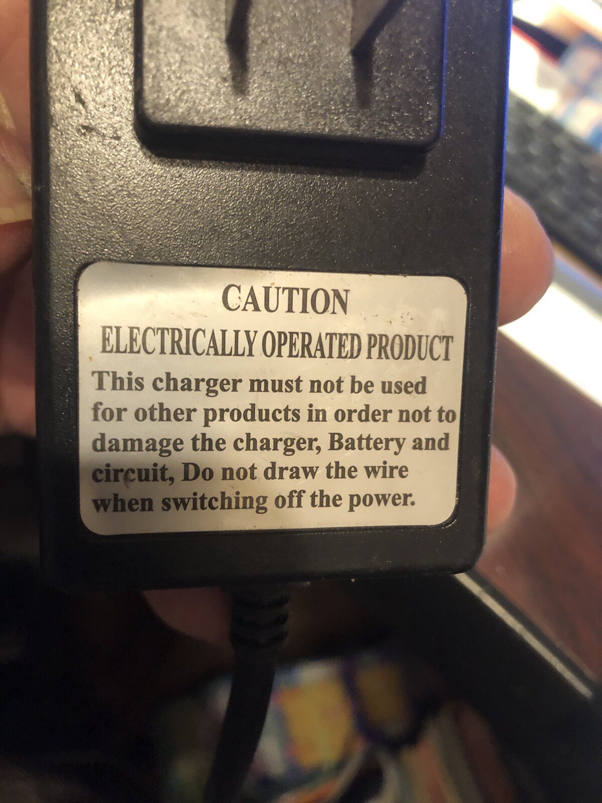 Battery Chafer Cable SL06-07-11 7v .8a Disney Kids Ride T37