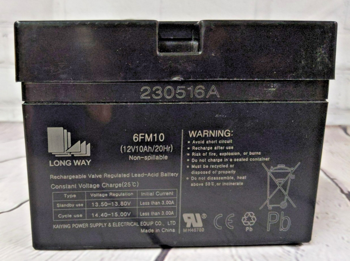 Used, Certified 12V 10Ah Battery in Kid Trax Case for Kia Soul Sing Along Soul