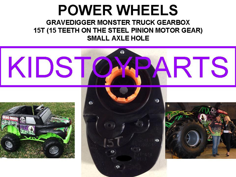 15t 16t 17t SMALL Axle GEARBOX FITS POWER WHEELS SILVERODO GRAVEDIGGER ARCTIC