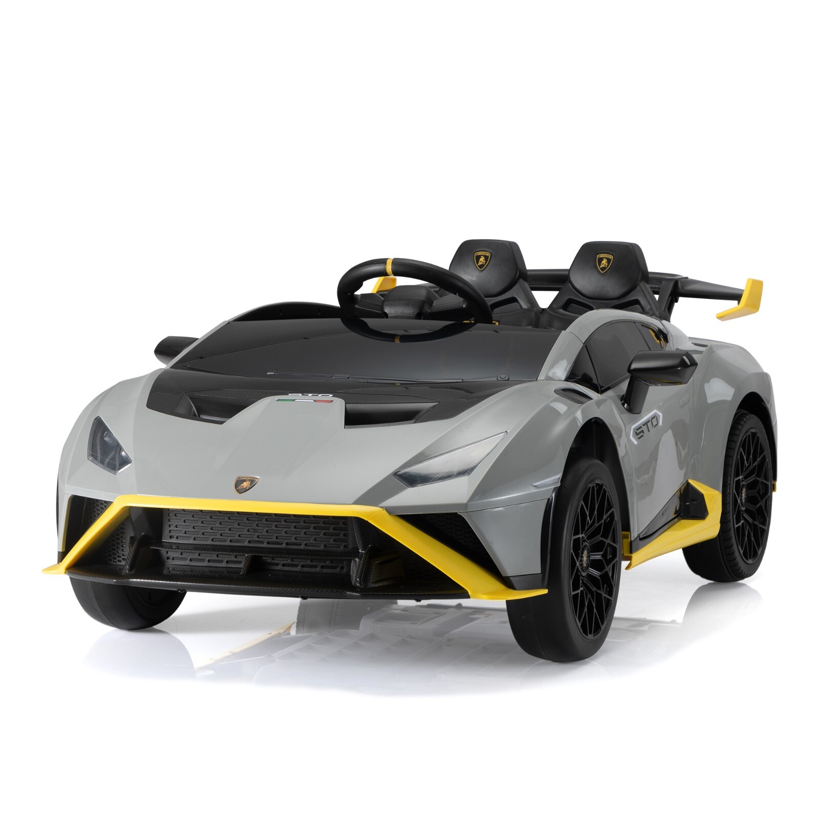 24V TOBBI Kids Electric Ride On Car Licensed Lamborghini STO W/ 360° Drifting