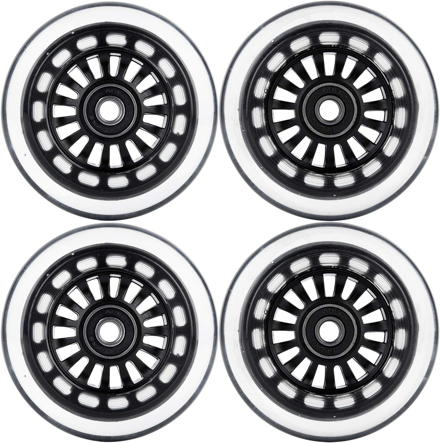 Smooth-Glide Replacement Wheels for Wiggle Cars – 90mm with Convex & Concave Hub