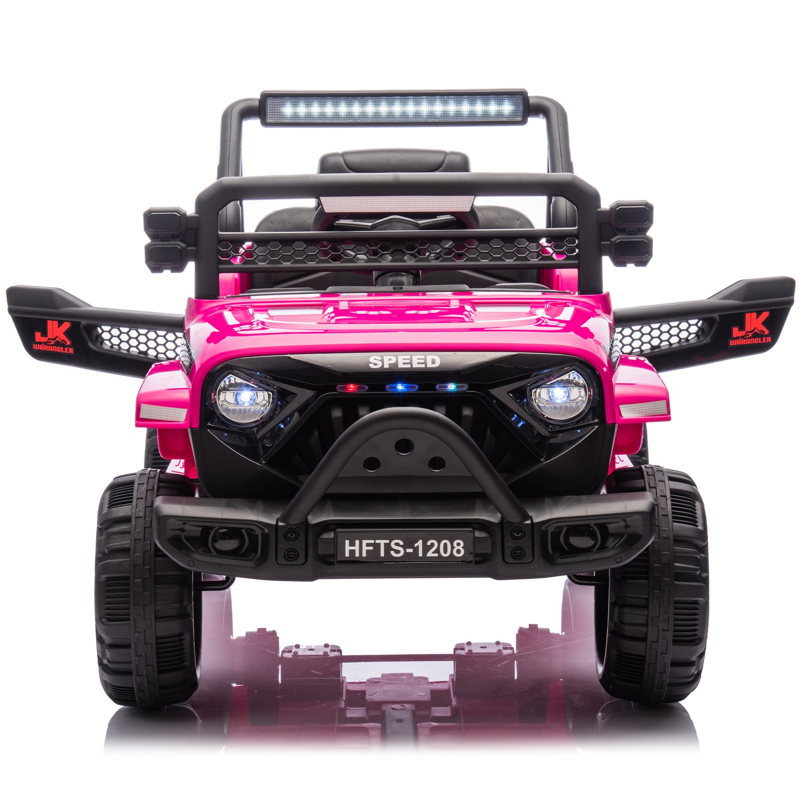 12V Kids Ride On Electric Truck Car Early education function kids aged 1-4 Pink