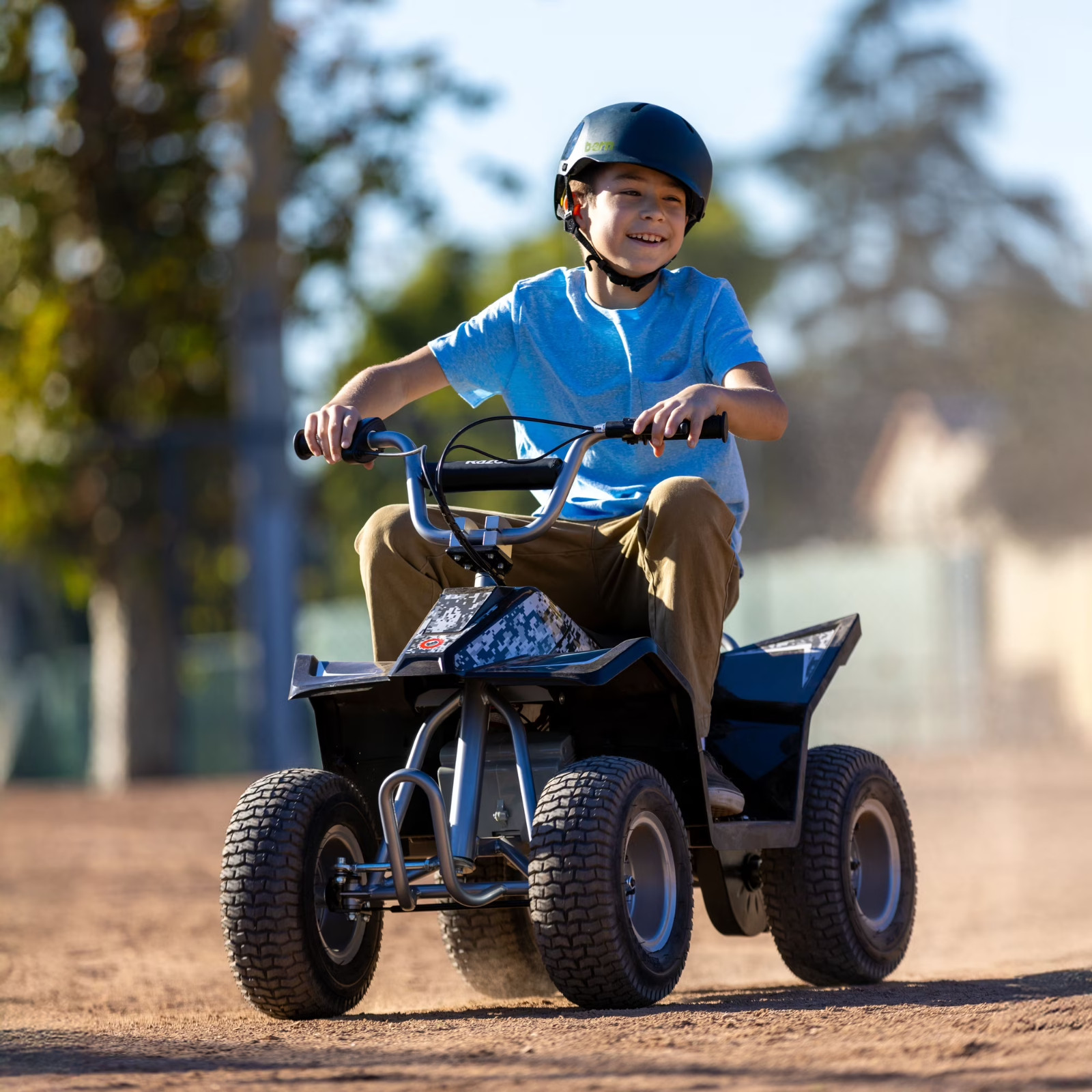Razor Dirt Quad 24V Powered Ride-on 12″ Knobby Tires up to 8 mph Electric 4-Whee