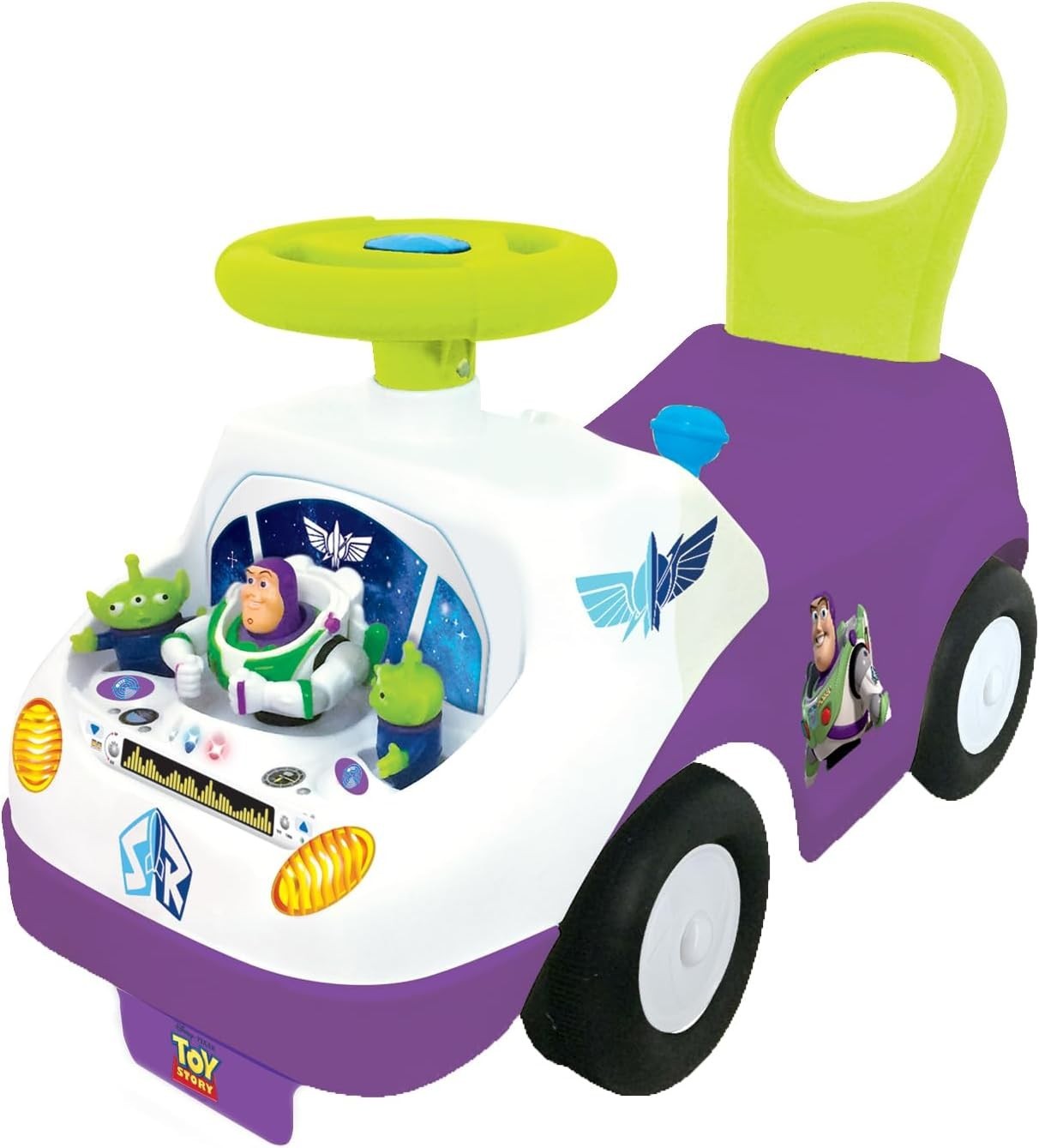 Durable Buzz Lightyear Ride-On with Interactive Dashboard