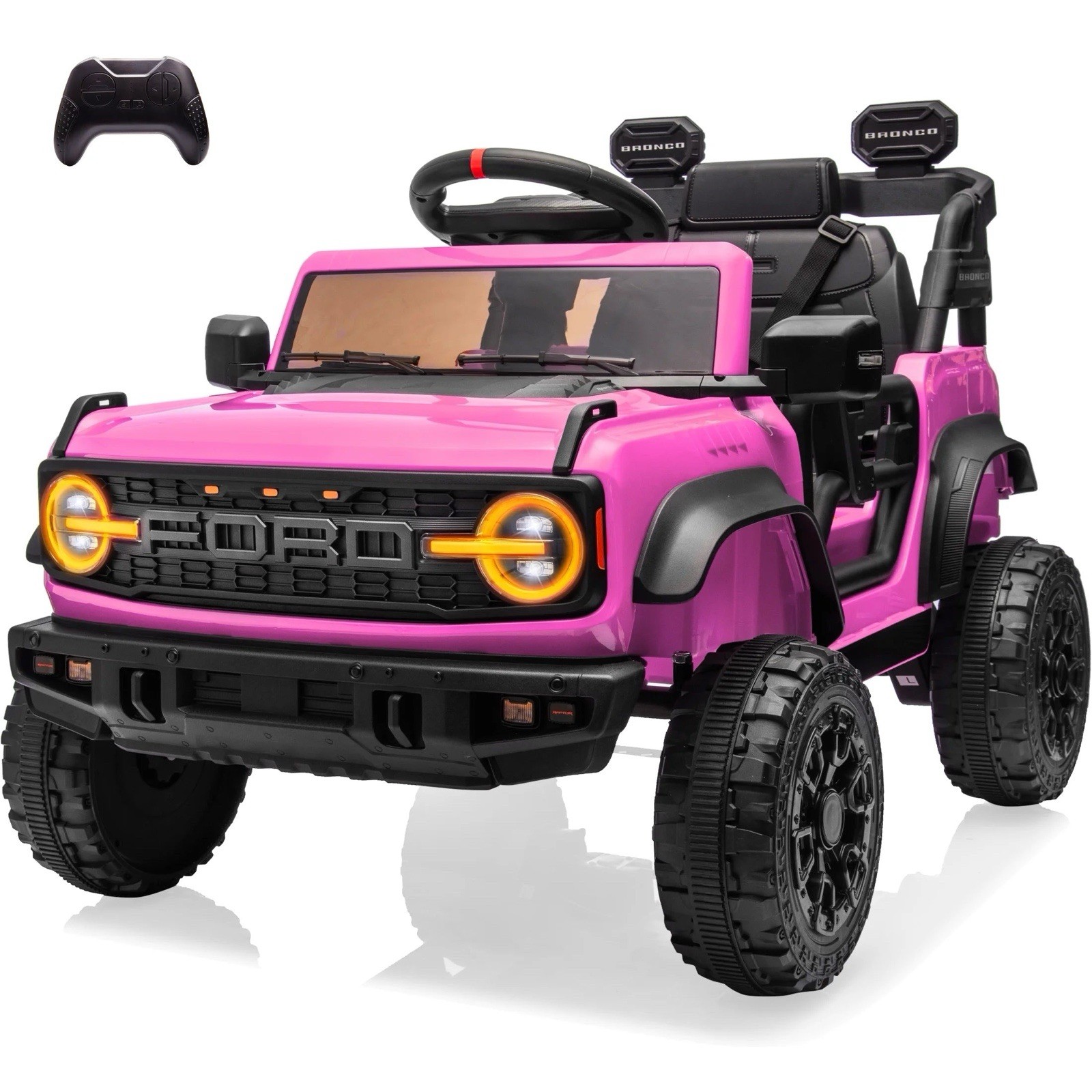 Ford Bronco Raptor 12V Powered Ride on Truck Toys, Kids Electric Car