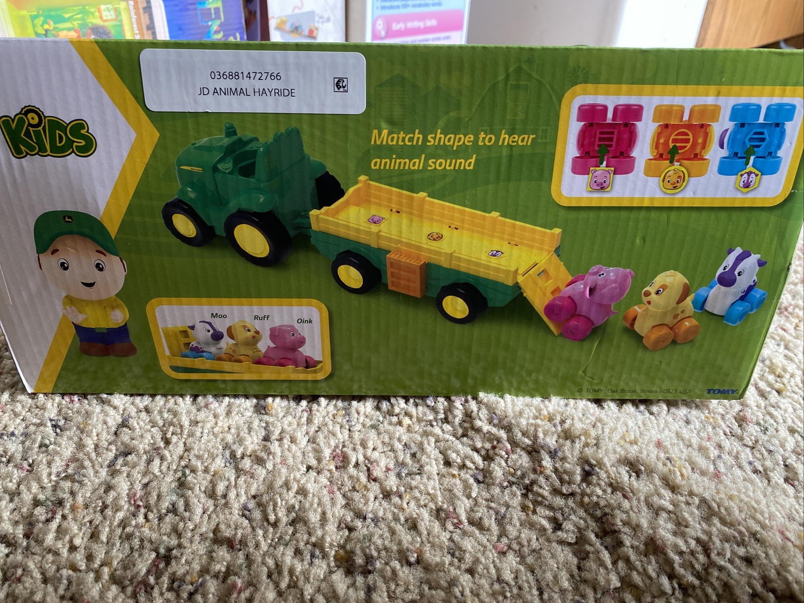 John Deere Kids Animal Sounds Wagon Ride-LP76699 Brand New in Box! T17