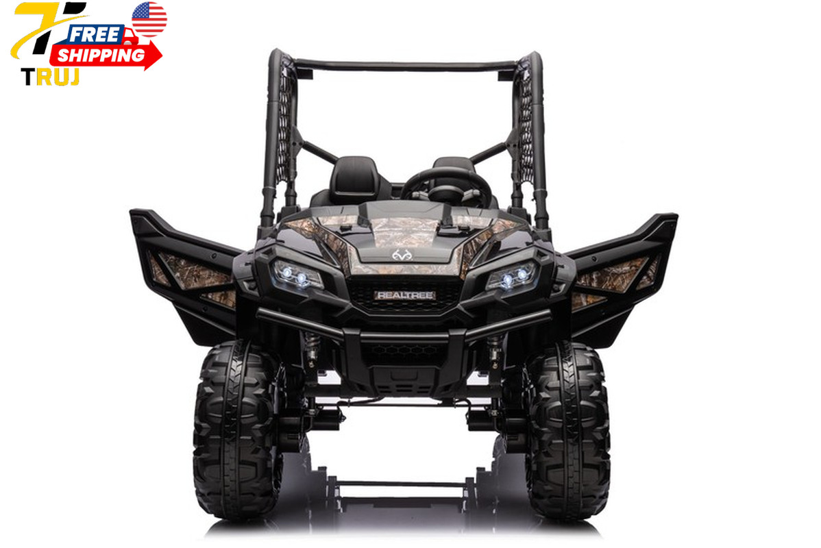 24V Realtree Camo UTV Battery Operated Ride On Toy Remote Age 3+ Realistic NEW