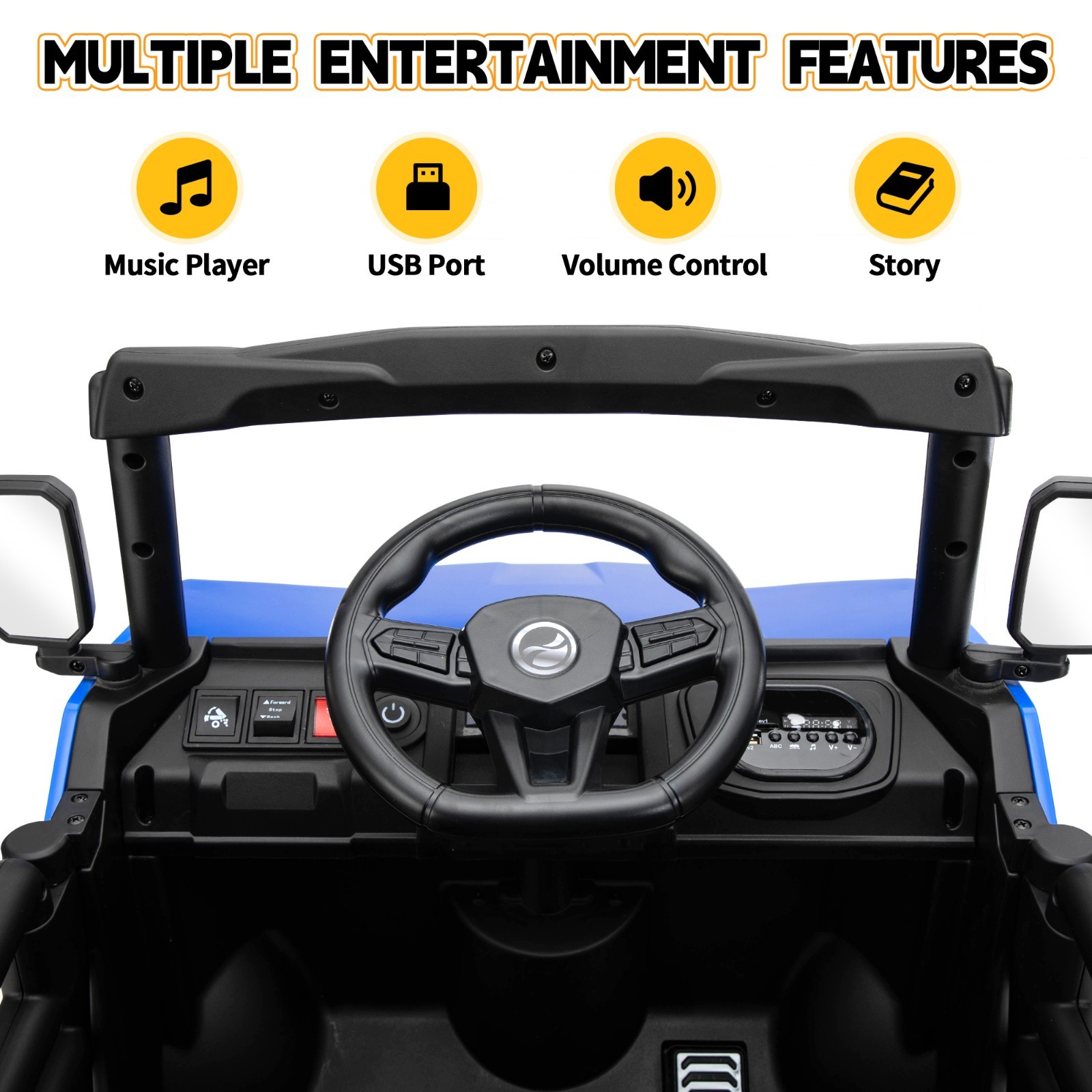 12V Kids Ride On Dump Truck Electric Construction Vehicle with Remote Control